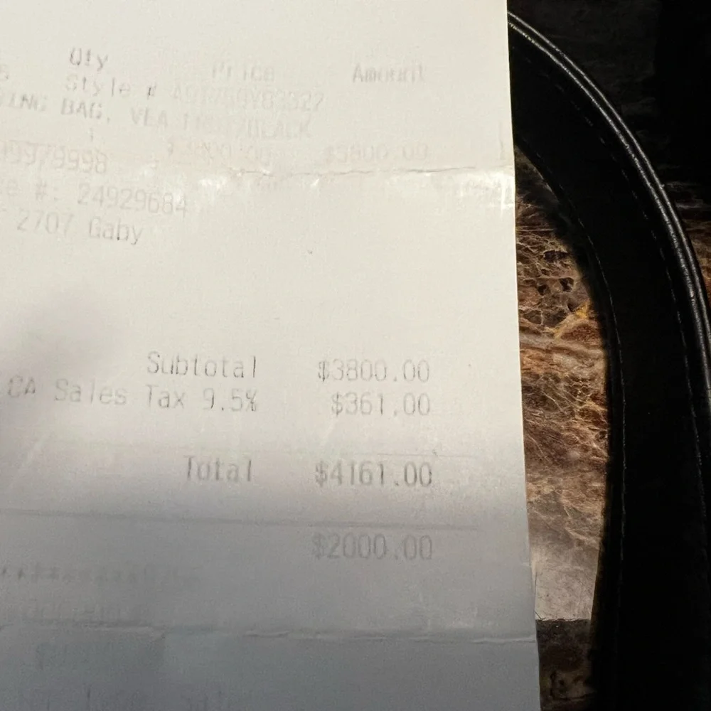 Chanel Crumpled Calfskin Coco Pleats Medium Drawstring Bag Black. - Picture 10 of 10